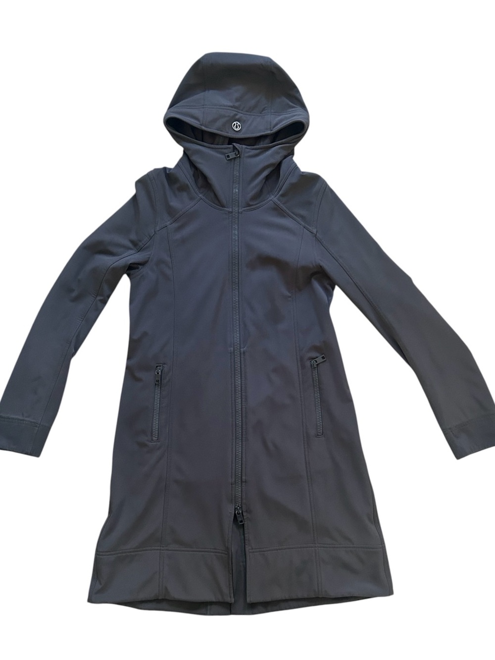 lululemon athletica soft shell jacket trench long